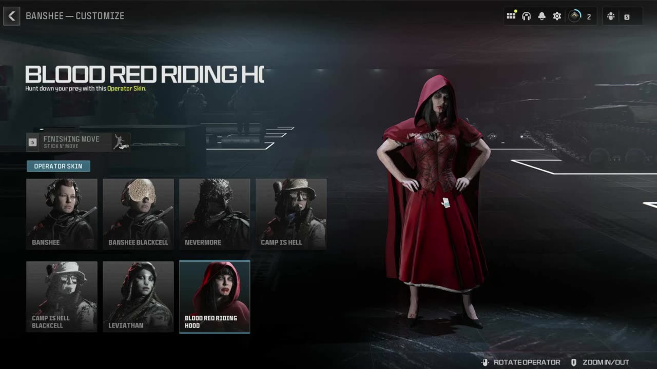 Blood Red Riding Hood Operator Skin