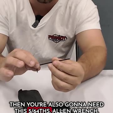 Essentials for mounting an optic to the M&P 2.0 "optic ready" handgun