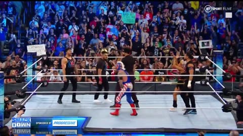 Mixed Tag Team Match SmackDown