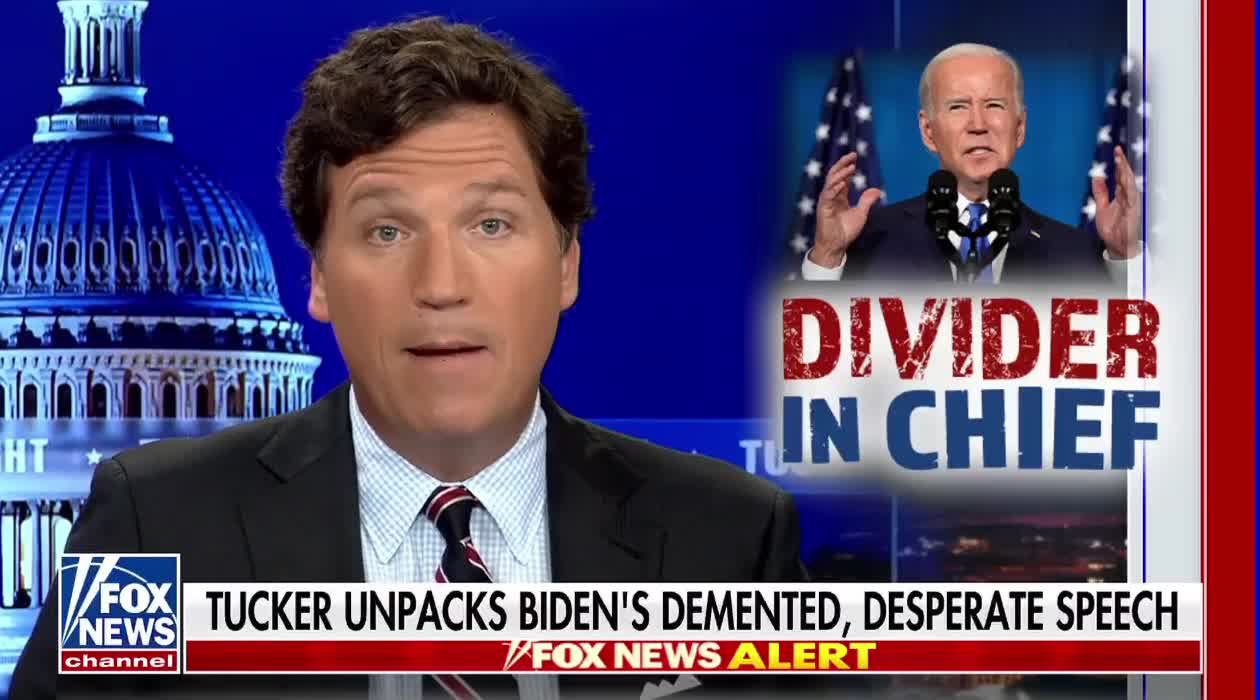 "The Guy Who Showers With His Daughter Is Telling You You're a Bad Person" - Tucker Carlson on Biden