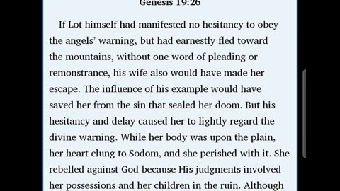 Bible Commentary 104: Genesis 19:26