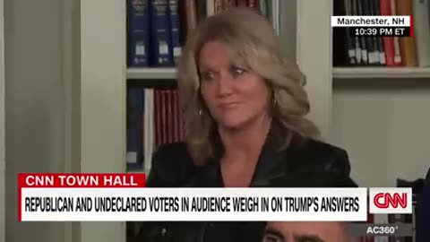 Voters for town hall weigh in on trump's performance