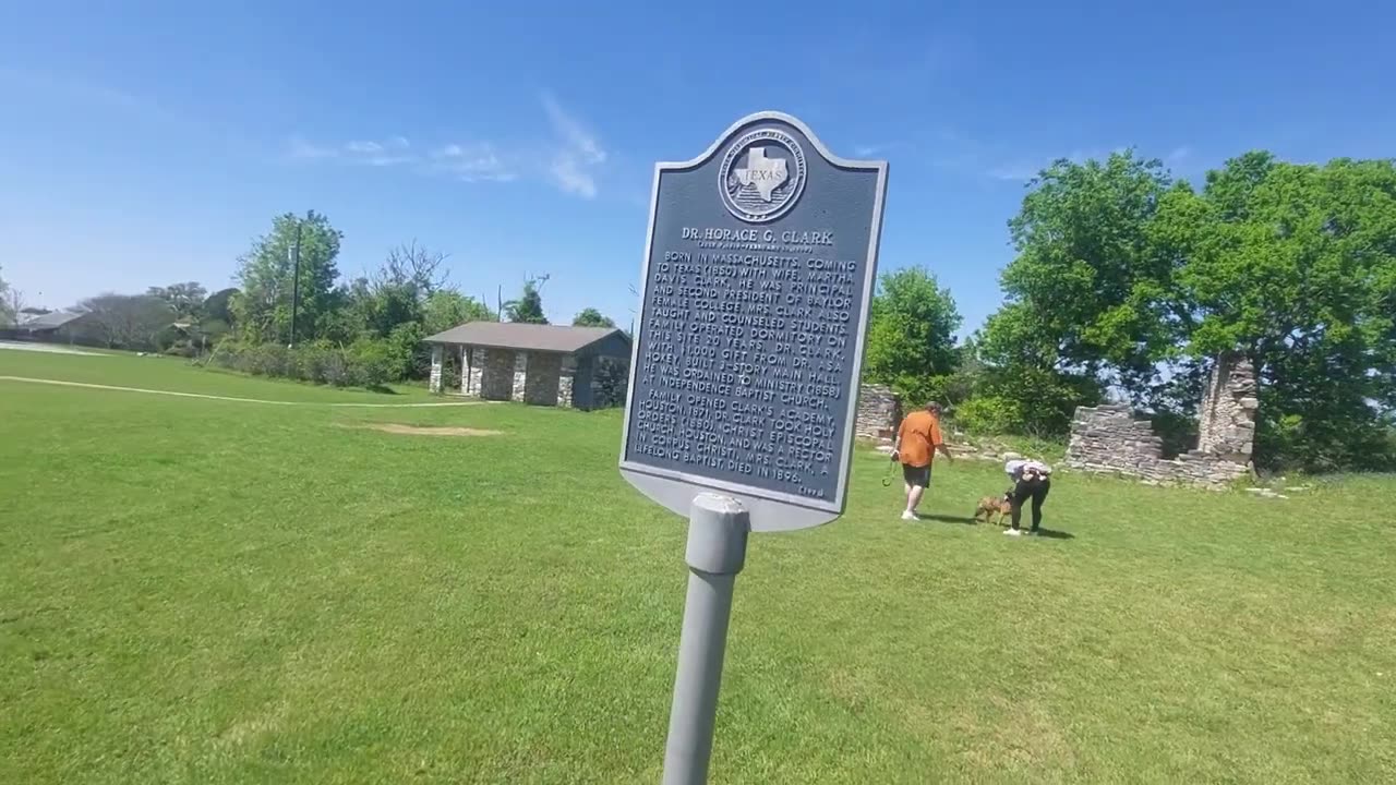 Old Baylor Park, Historic Texas