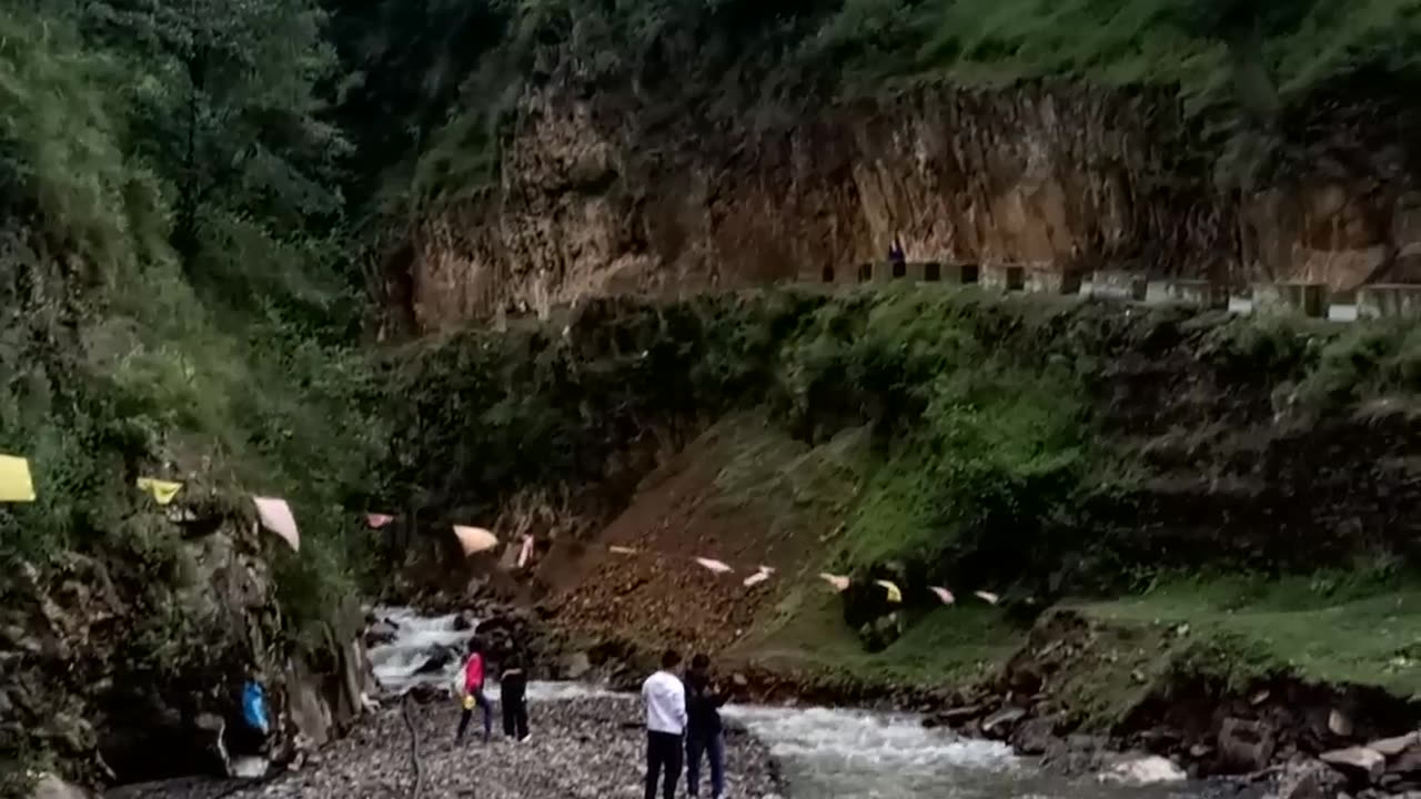 Neelum river view at Kashmir