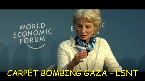 DAVOS 2024: CARPETING THE GAZA STRIP