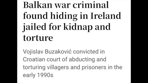 A refugee who tortured & kidnapped people lived in Ireland for 2 decades & was given citizenship