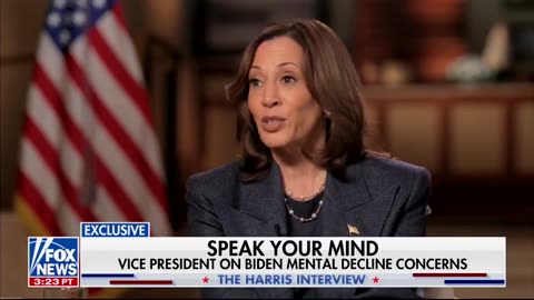 Kamala Harris REFUSES to acknowledge Joe Biden's cognitive decline