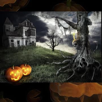 Halloween Mystical Tree - Cool Background