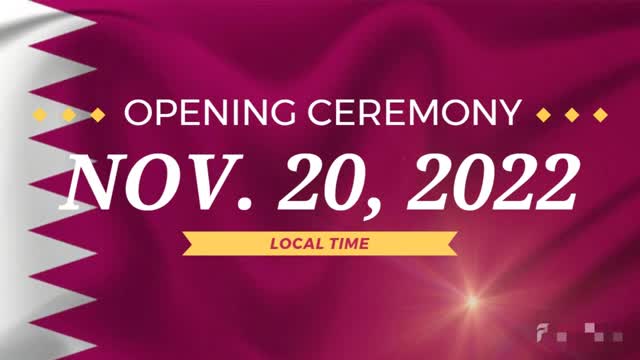 Don't Forget, Opening Ceremony Qatar FIFA World Cup 2022