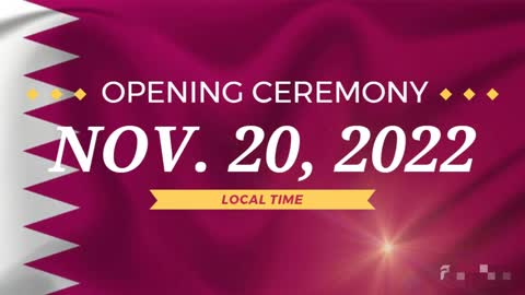 Don't Forget, Opening Ceremony Qatar FIFA World Cup 2022