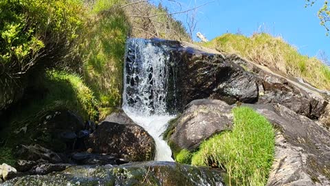 Waterfall scenes, Isle of Man 2022