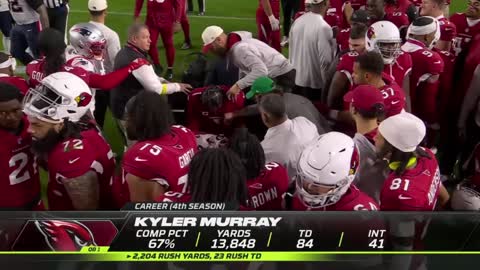 Kyler Murray carted off on 3rd play of game (non-contact injury)(1)