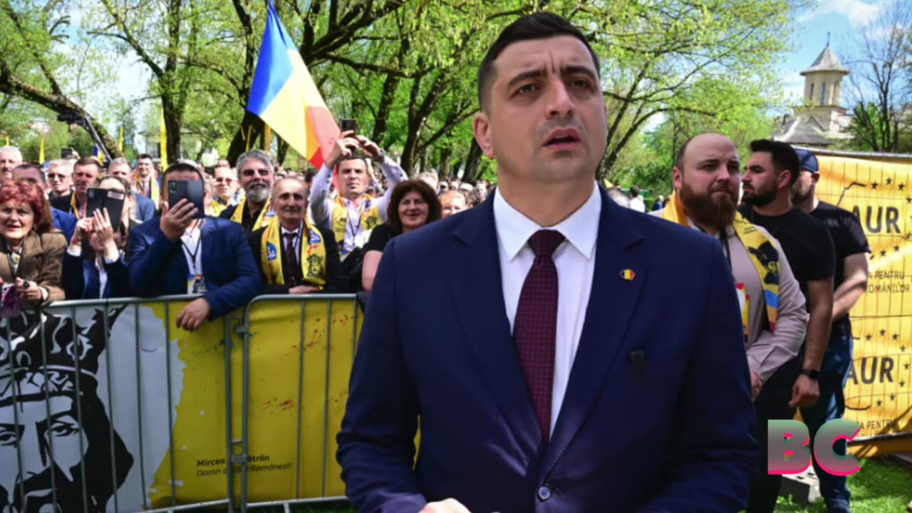 Right-wing candidate surges in Romania’s presidential vote