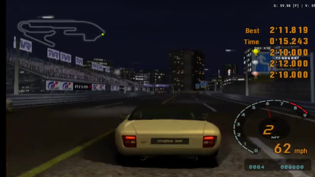 Gran Turismo 3 - License Test S-7 2nd Try(AetherSX2 HD)