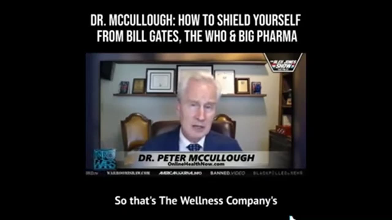 Dr. Pete McCullough on next "plandemic"..