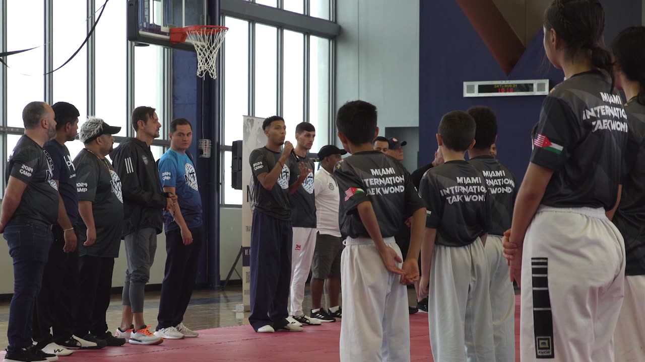 The Scene I Miami International Taekwondo Training Camp with Zaid Alhalawani Ranked #1 -63 kg Mens