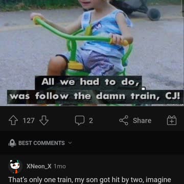 What happens if you follow the train dark mean