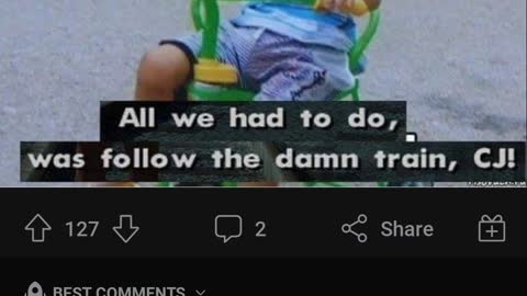 What happens if you follow the train dark mean