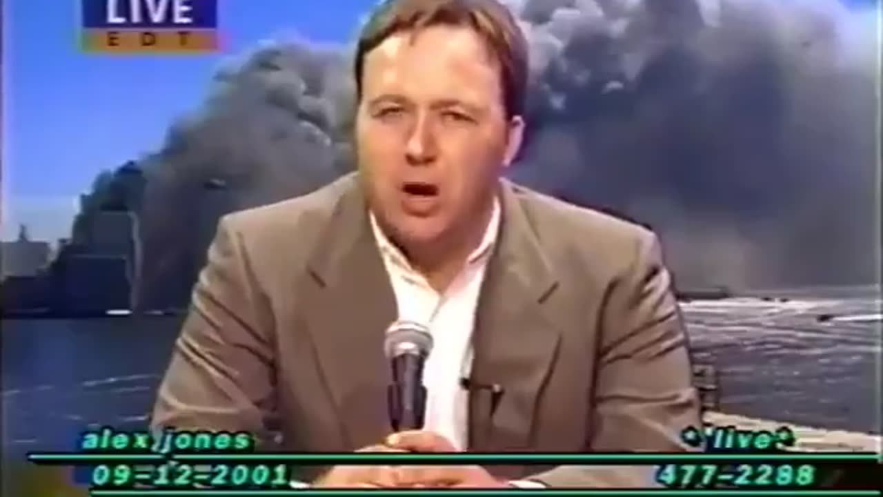 Alex Jones on September 12th 2001 a day after 9/11 talking about Israel.