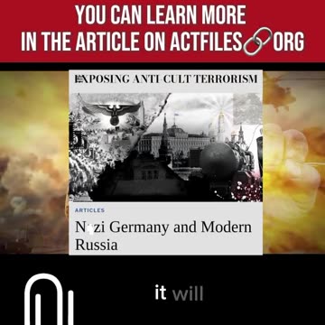 Article: Nazi Germany and Modern Russia. Part 1