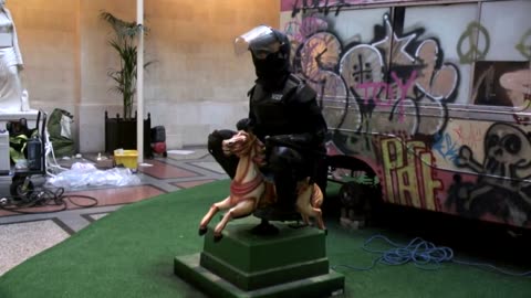 Banksy versus the Bristol Museum Trailer (2009)