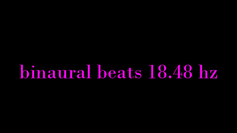 binaural beats 18.48hz AudioSphereAmbientRelax BinauralMindSerenity AudioSphereCalmingBeats