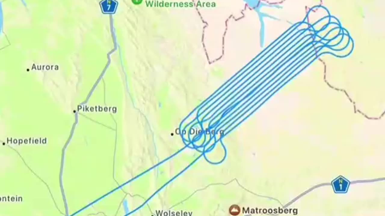 NASA's strange flights between Cape Town, George & Prince Albert