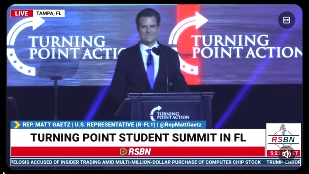 Gaetz Has the Receipts