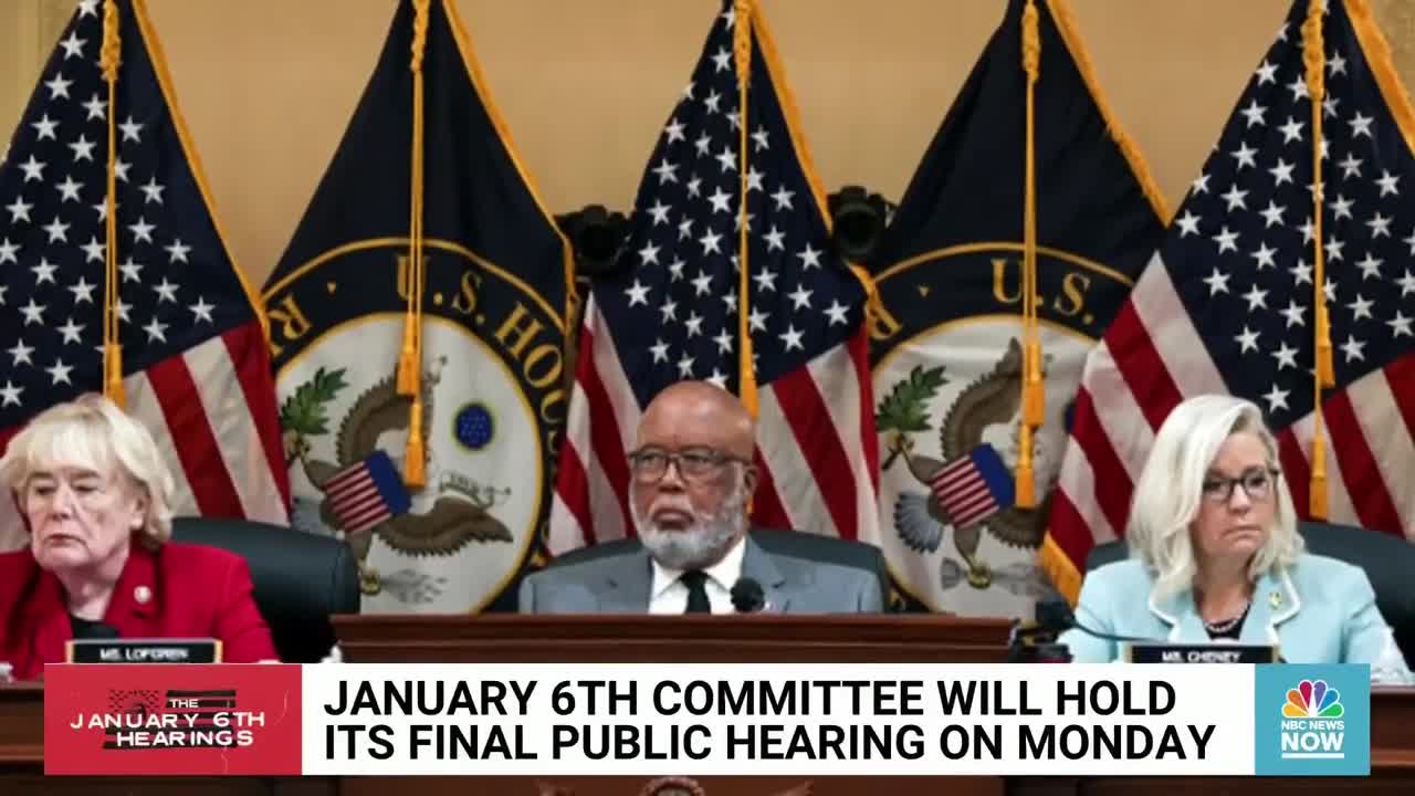 House Jan. 6 Committee Prepares To Hold Final Public Hearing Into Capitol Riot