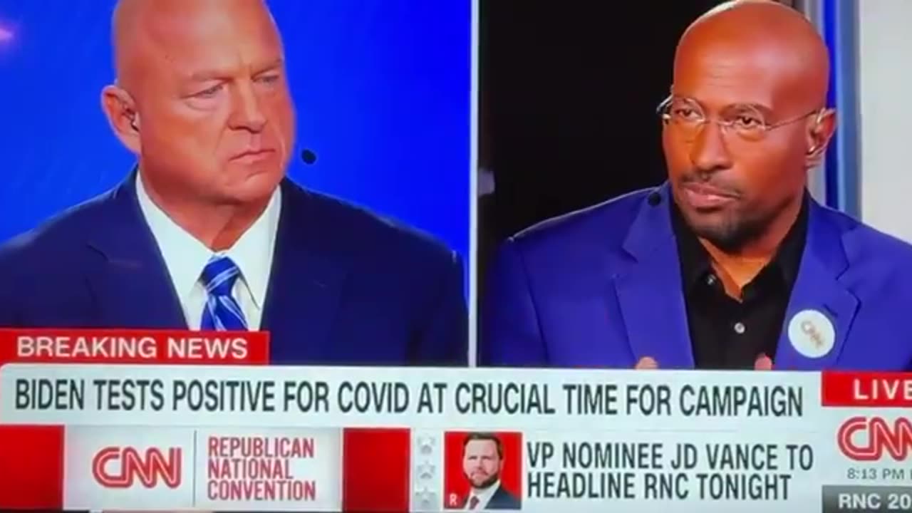 Van Jones: “A bullet couldn’t stop Trump. A virus just stopped Biden.”