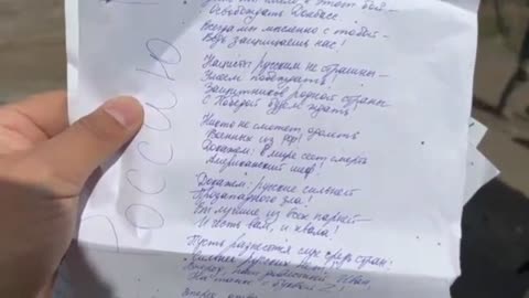 Letters for the occupier. In the liberated Kharkiv Oblast, among the trophies, Ukrainian soldiers