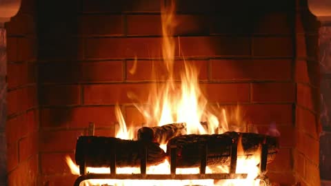 Sound of Nature - Relaxing Fireplace (no music background)