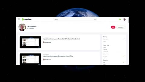 https://rumble.com/user/JackBBosma Follower Support Requested