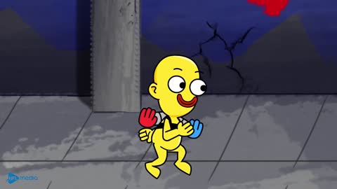 Hot vs could cartoon