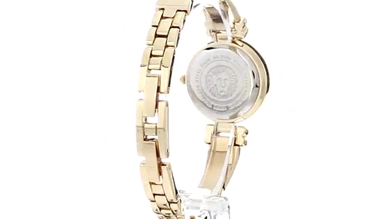 Anne Klein Women's Bangle Watch and Premium Crystal Accented Bracelet Set