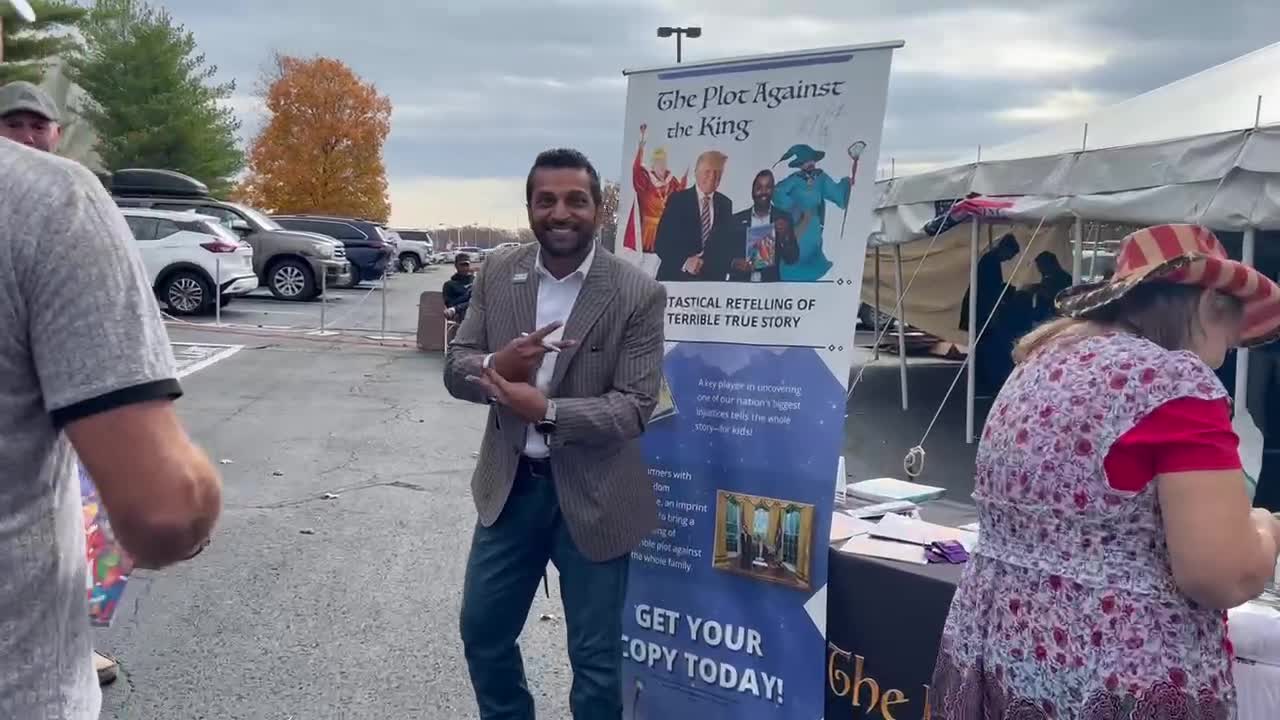 Kash Patel meeting Patriots at the Reawaken America Tour