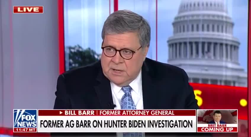 BILL BARR: Joe Biden knew the laptop was real.