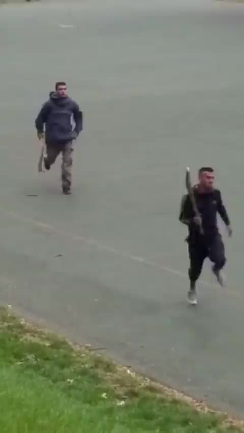 Africans & Afghans battle it out in a park in Italy In front of horrified families