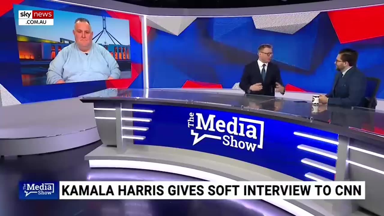 Sky News Australia - ‘Kamala News Network’ CNN under fire for Harris interview