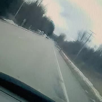 One headlight, flickering