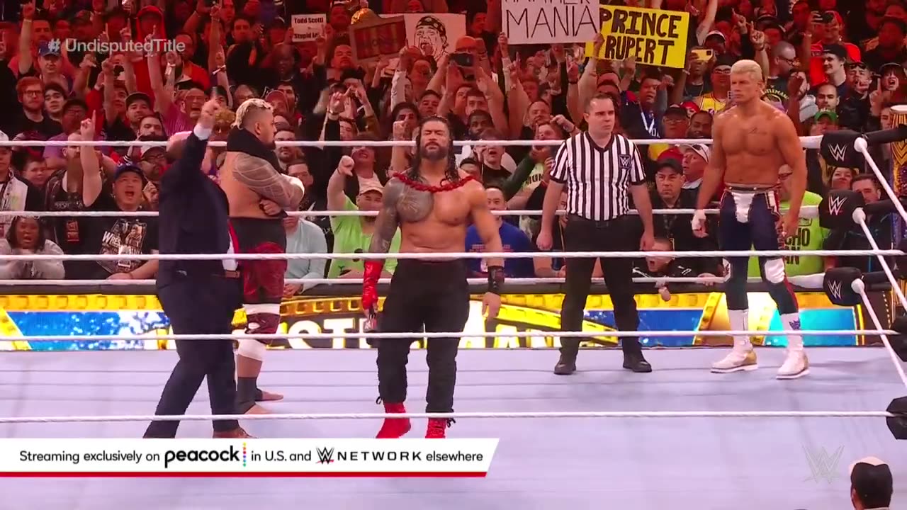 Wrestling (Roman Reigns vs Cody rhodes