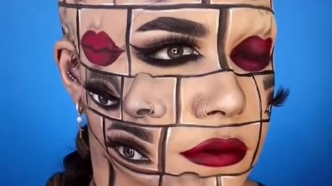 Funny Art of makeup #viral #rumble #trending