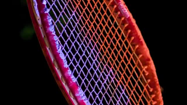 scientific colours combine in tennis rackets