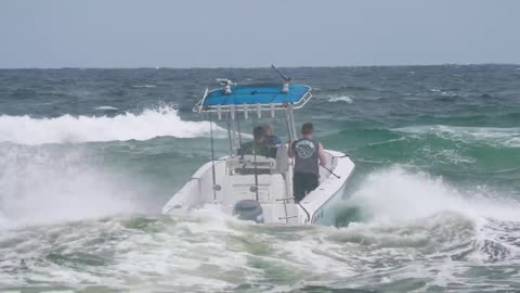 PASSENGER DESTROYED BY HUGE WAVE AT BOCA INLET