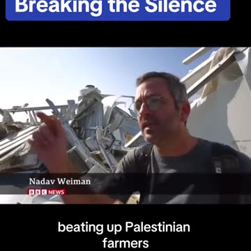 ISRAELI BREAKING THE SILENCE ON DISPLACEMENT OF PALESTINIANS