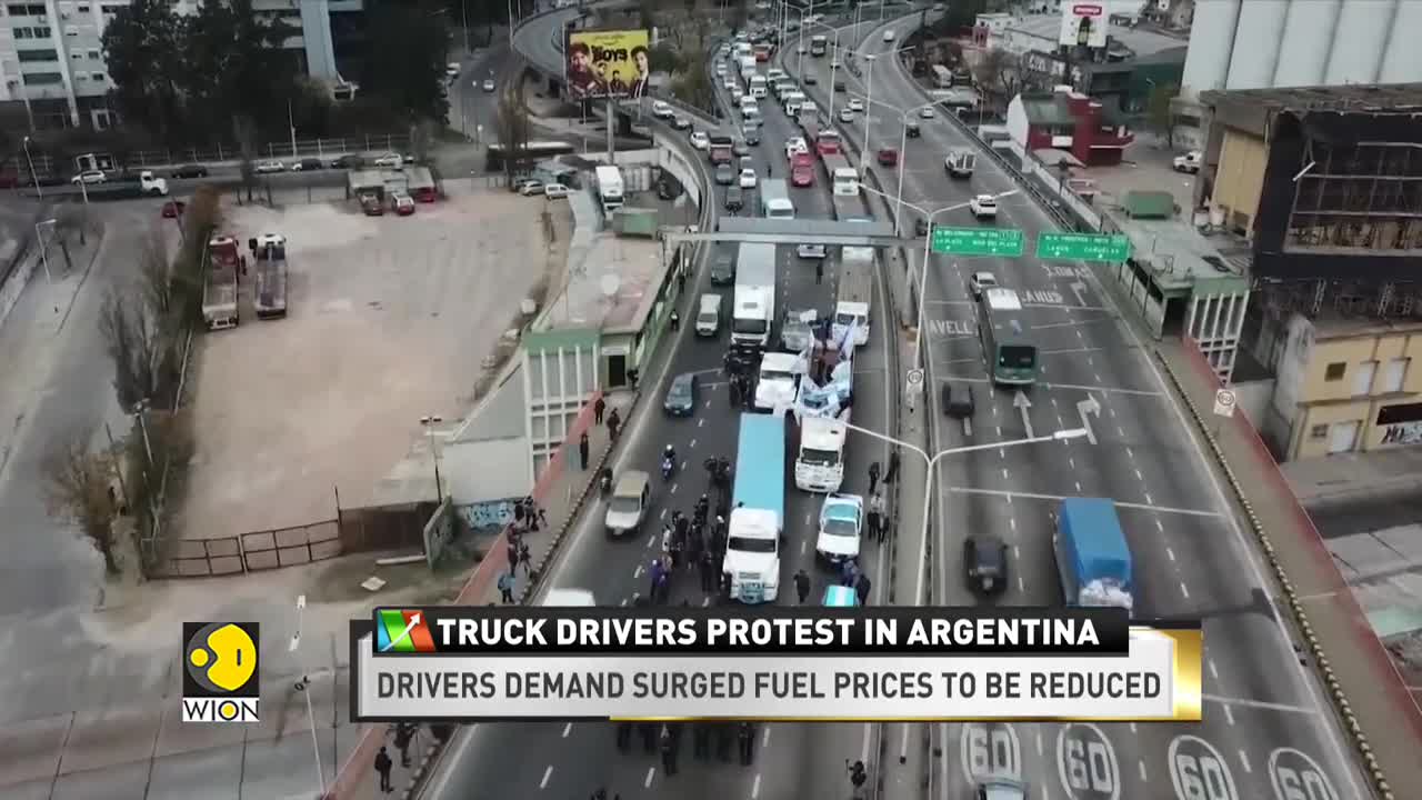 Argentina: Truck drivers protest against surging fuel prices | World Business Watch | English News