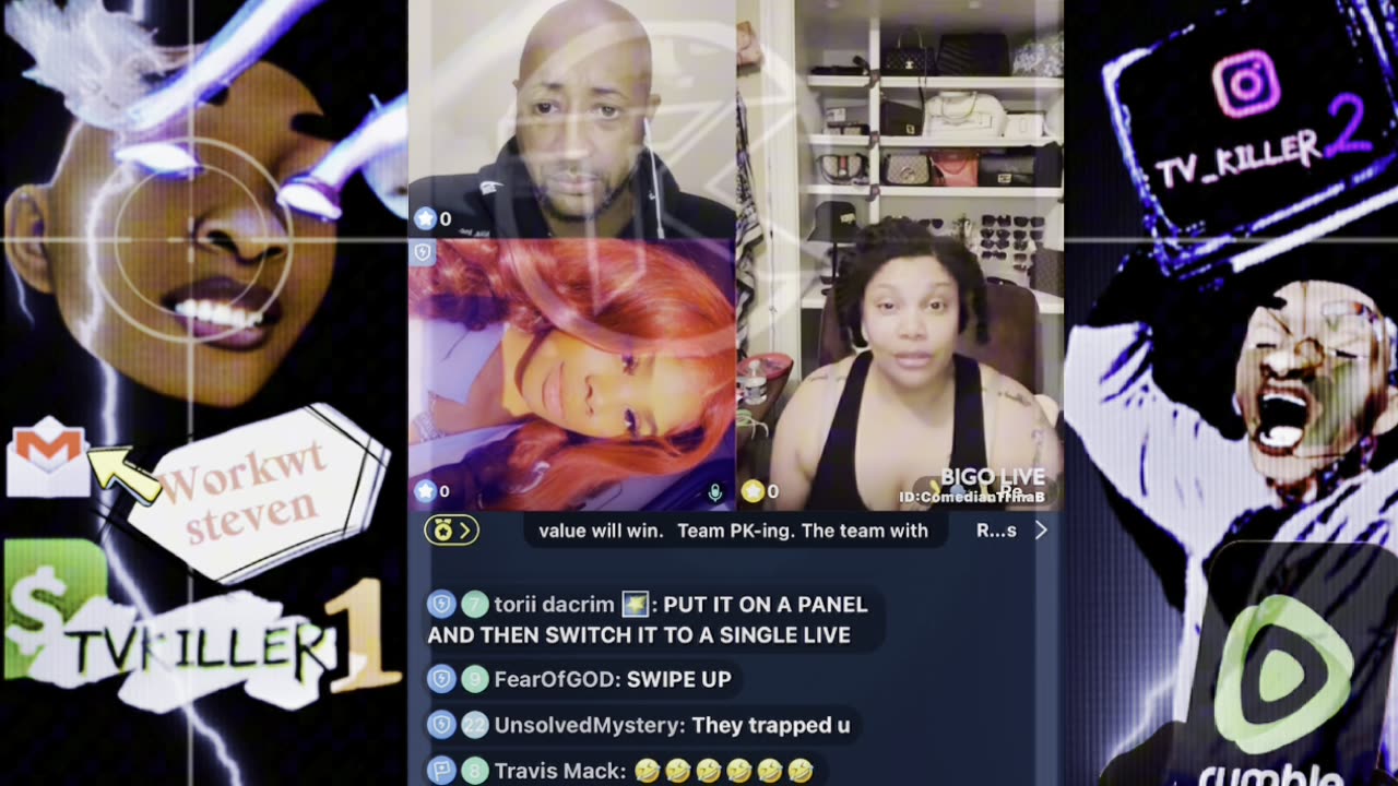 RED 39 TELLS POLY gODDESS SHE DONT GIVE A FUCK ABOUT HER & PLOY gOD DNA TEST