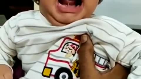 Cute baby funny clip 😂😂 and 😭😭