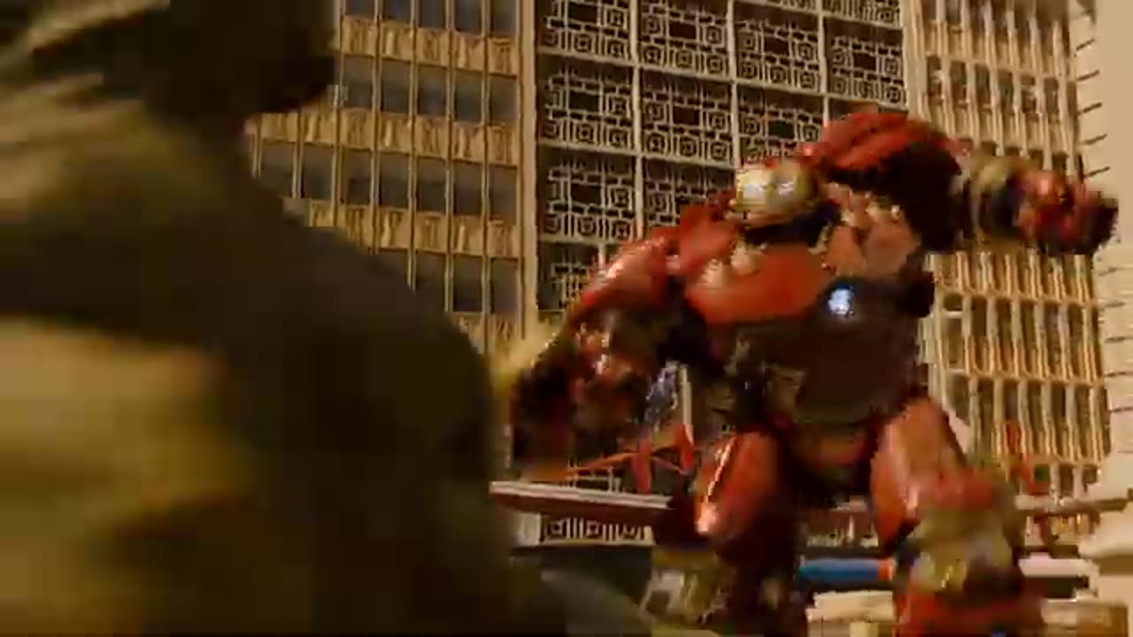 HULK-BUSTER BATTLE HULK VS IRONMAN FIGHT SCENE(Marval Avenger)