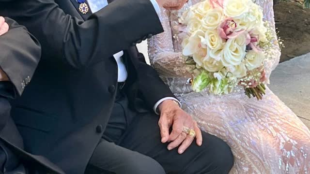Buzz Aldrin married Anca Faur the day he turned 93.